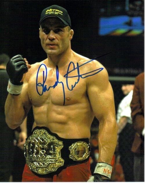 Randy Couture autographed photo