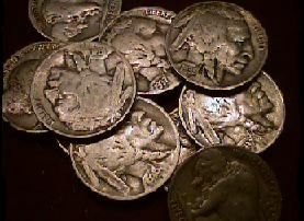 Lot of 100 Buffalo Nickels