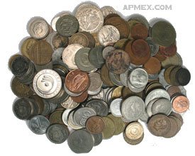 Lot of 5 lbs. Foreign Coinage
