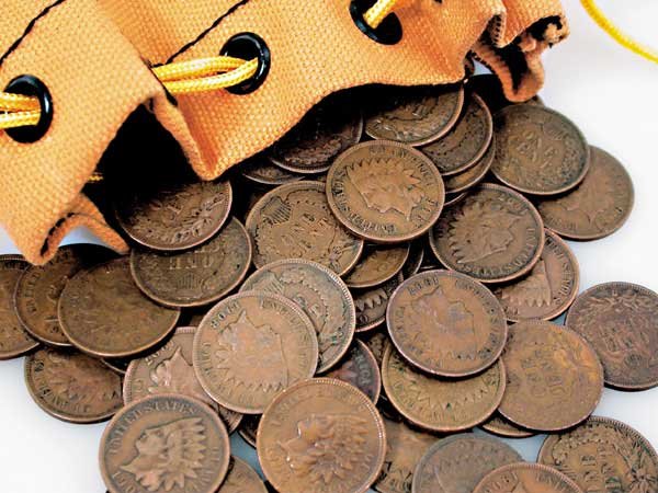 Lot of 100 Indian Head Pennies- Better: A lot of better grade IH cents