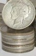 Lot of 10 Peace Silver Dollars: A lot of 10 Peace silver dollars- g-au grades- US Federal Mint Peace Dollars.