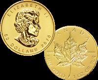 1 oz. Gold Maple Leaf Bullion Coin: A random date gold Bullion Maple Leaf
