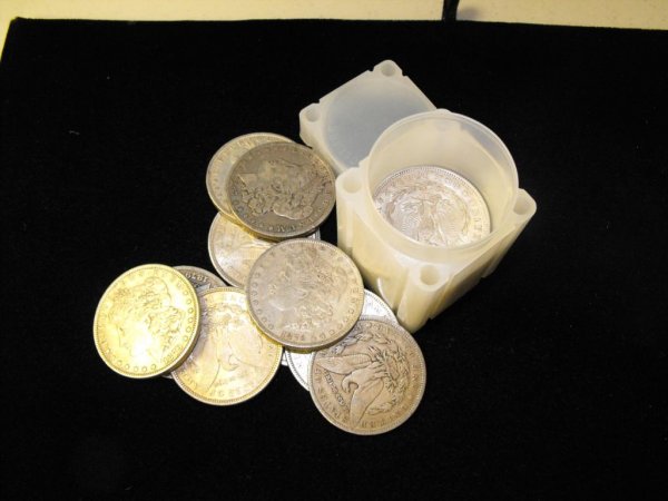 Roll of 20 Morgan Silver Dollars