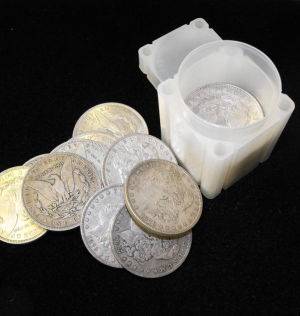 Roll of 20 Morgan Silver Dollars