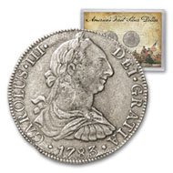 America's First Silver Dollar 2PC Set: 1783 marked the end of the American Revolution. This 2-piece set of Silver Dollars were minted the same year. set is housed in a protective display holder and comes with an historical story card and C