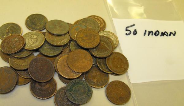 Lot of 50 Indian Head Cents- Circulated: A lot of 50 circulated IH cents. Items are from photo. Please review the bidding and payment procedure. Your bid is a contract and promise to pay within our parameters. We offer easy payment options, 