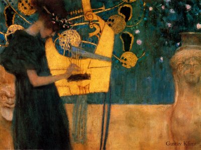 Musique by Gustav Klimt Art Print: Musique by Gustav Klimt Art Print-