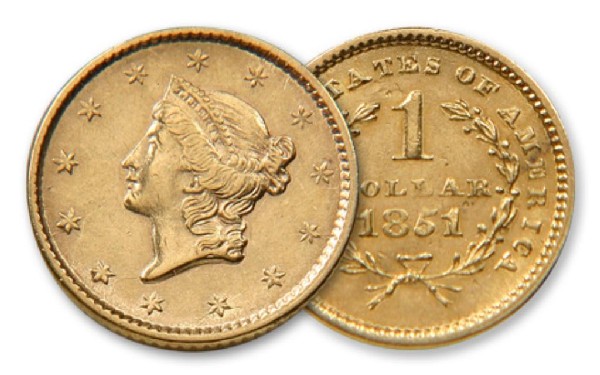 1850-75 $ 1 Gold Liberty US Coin: A random date- US coin- g-au condition- All of our items are Official US Asset Forfeiture & Seizures acquisitions. They are not privately held items. They may have belonged to bankrupt asset dealers,