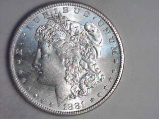 1881 S Morgan Silver Dollar - PL - MS 65: This coin is being sold to the highest bidder, with no grading specification, we have included high resolution stills of front and back for the bider to determine grade and value. The estimate is a re