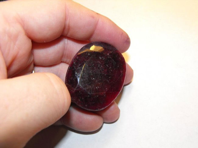 270 ct. Ruby Gemstone: This gem has been naturally mined from the earth. It is not a synthetic stone, it is areal mother nature made item. Any treatments are done so in accordance with the accepted practices within the indu