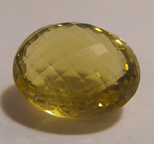 Checkerboard Lemon Quartz - 50.5 ct: All of our evaluations use some or all of the following Gemological tools. : A fully corrected triplet loupe, binocular microscope, master color comparison diamond set, electronic carat balancing scal