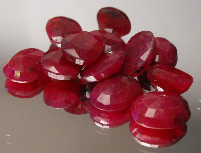 50.1 ct Ruby Gem Parcel - $2.8K GG GIA: All of our evaluations use some or all of the following Gemological tools. : A fully corrected triplet loupe, binocular microscope, master color comparison diamond set, electronic carat balancing scal