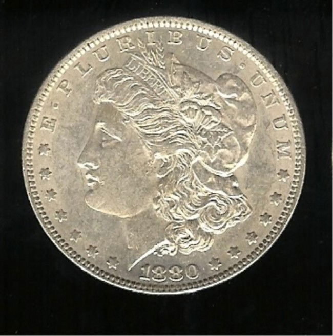 1887 P Morgan Silver Dollar: As shown