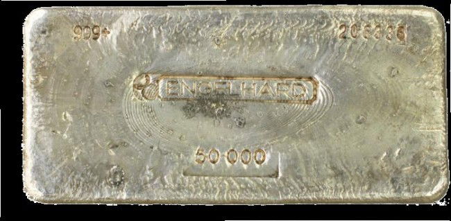 50 oz. Generic Brand Silver Bar: We have many different brands and styles, this photo is stock. The actual bar could be any brand and shape. 50 oz. Pure 999 Silver. We offer at auction some of the best quality tangible assets. We str