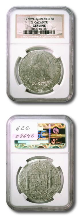 Shipwreck Coin - Carlos III - 8 Reales - 1779 -: Shipwreck Coin - Carlos III - 8 Reales - 1779 - Silver Crown - NGC Please review the bidding and payment procedure. Your bid is a contract and promise to pay within our parameters. We offer easy payme