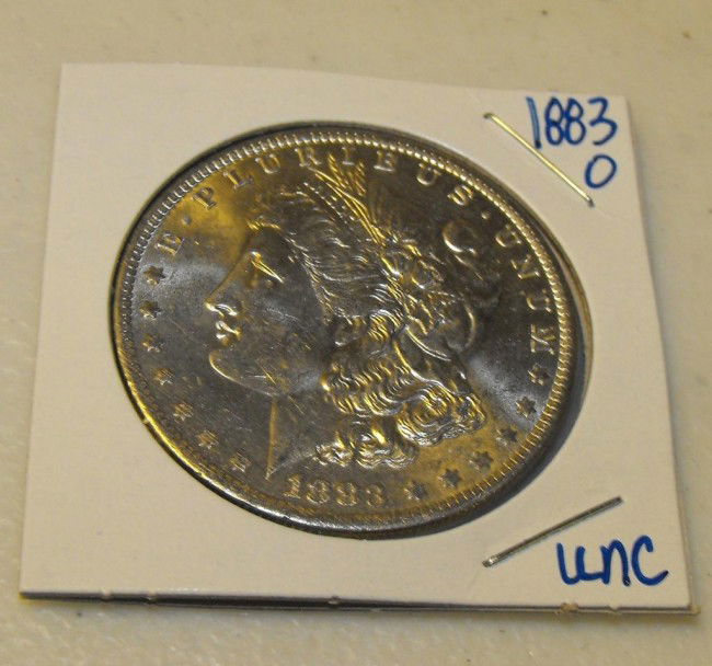 1883 o UNC Morgan: This item has been placed into slab/holder/2x 2 by a third party prior to it being listed by us, we do not know the grades of the items.Evaluation should be based upon visual inspection via photo- Thi