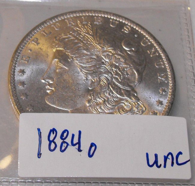 1884 o UNC Morgan: This item has been placed into slab/holder/2x 2 by a third party prior to it being listed by us, we do not know the grades of the items.Evaluation should be based upon visual inspection via photo- Thi