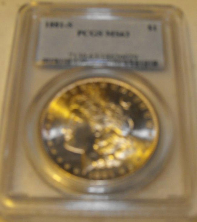 MS 63 PCGS Morgan: This item has been placed into slab/holder/2x 2 by a third party prior to it being listed by us, we do not know the grades of the items.Evaluation should be based upon visual inspection via photo- Thi