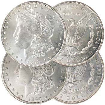 1898-O & 1899-O U.S. Morgans: Past Rarity" 1898-O Morgan Silver Dollar BU A half-century ago, this historic New Orleans Mint Morgan dollar was a top rarity in the popular series — selling for several hundred pre-inflation dollar