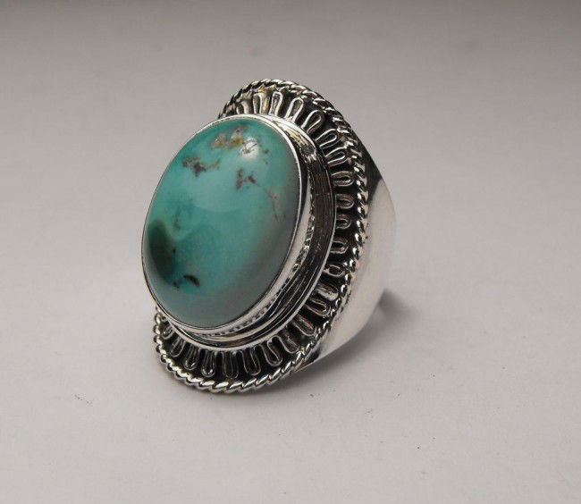 3.74 ct Green Turquoise Ring $ 450 GG GIA: This item was appraised with the gemstone in mount. Each gemstone has been evaluated on a case by case basis, some stones are higher quality than others and will be more valuable than larger stones of