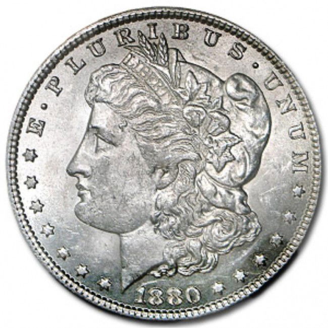 1880 UNC Morgan SIlver Dollar: We offer at auction some of the best quality tangible assets. We strive to make your bidding experience the best on the net. Weekly sales of large bulk lots, individual lots and simply the most offeri