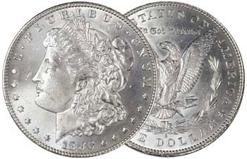 Morgan Silver Dollar 1880-S BU: The Old West's San Francisco Mint reached a peak of minting excellence in the early 1880s. The 1880-S and 1881-S Morgan silver dollars are regarded as the best-struck for commerce in the entire 1878-1