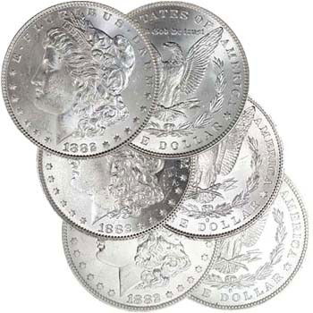 1882 - O -P -S Mints UNC Morgans: We offer at auction some of the best quality tangible assets. We strive to make your bidding experience the best on the net. Weekly sales of large bulk lots, individual lots and simply the most offeri