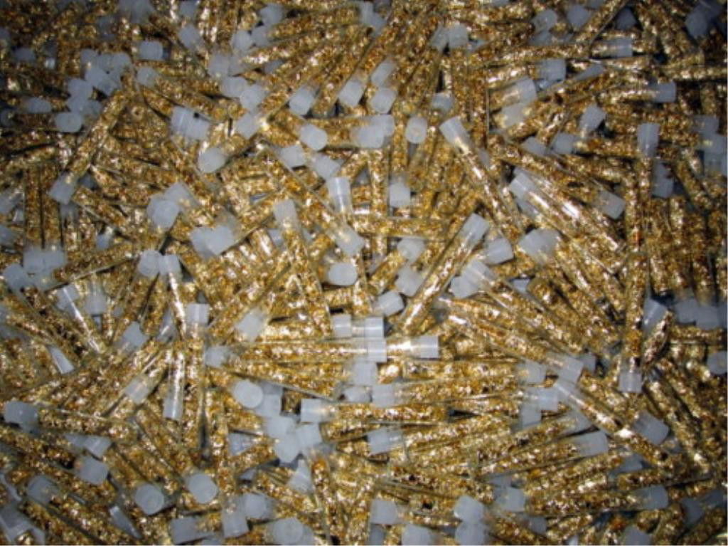 Lot of (2000) Gold Leaf Vials- Non Bullion: We offer at auction some of the best quality tangible assets. We strive to make your bidding experience the best on the net. Weekly sales of large bulk lots, individual lots and simply the most offeri