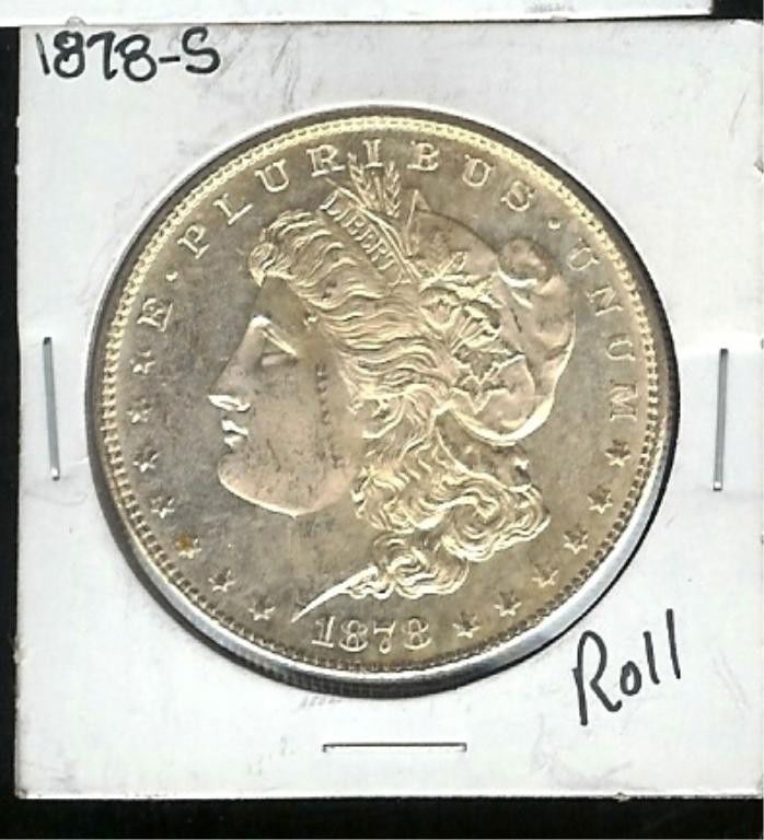 1878 S SUPER COIN- KEY MORGAN: As shown
