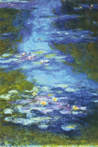 Water Lilies by Claude Monet Art print 24 x 36 in: Water Lilies by Claude Monet Item #: 2549004