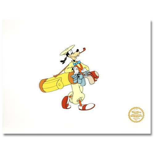 Goofy Plays Golf Seri Cel Limited Edition: Goofy Plays Golf Seri Cel Limited Edition Limited to 9500 Copies, comes with COA and Disney stamp.