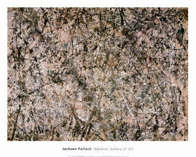 Jackson Pollock " No. 1 Lavender Mist " Print: Abstract Expressionist pioneer Jackson Pollock (1912 – 1956) poured and dripped paint onto canvases, challenging the traditional use of an easel and brush. Deceptively childlike, Pollock’s work wa
