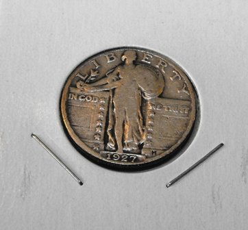 1927 Standing Liberty Quarter: Item is as shown in photo