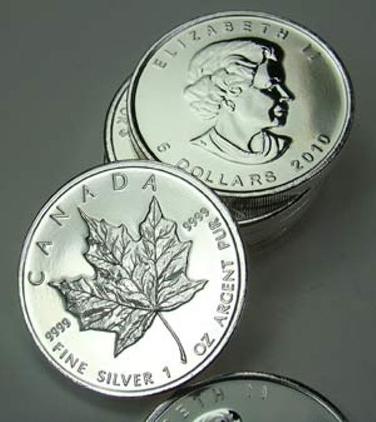 (10) Silver Maple Leaf Rounds 1 oz.: We offer at auction some of the best quality tangible assets. We strive to make your bidding experience the best on the net. Weekly sales of large bulk lots, individual lots and simply the most offeri