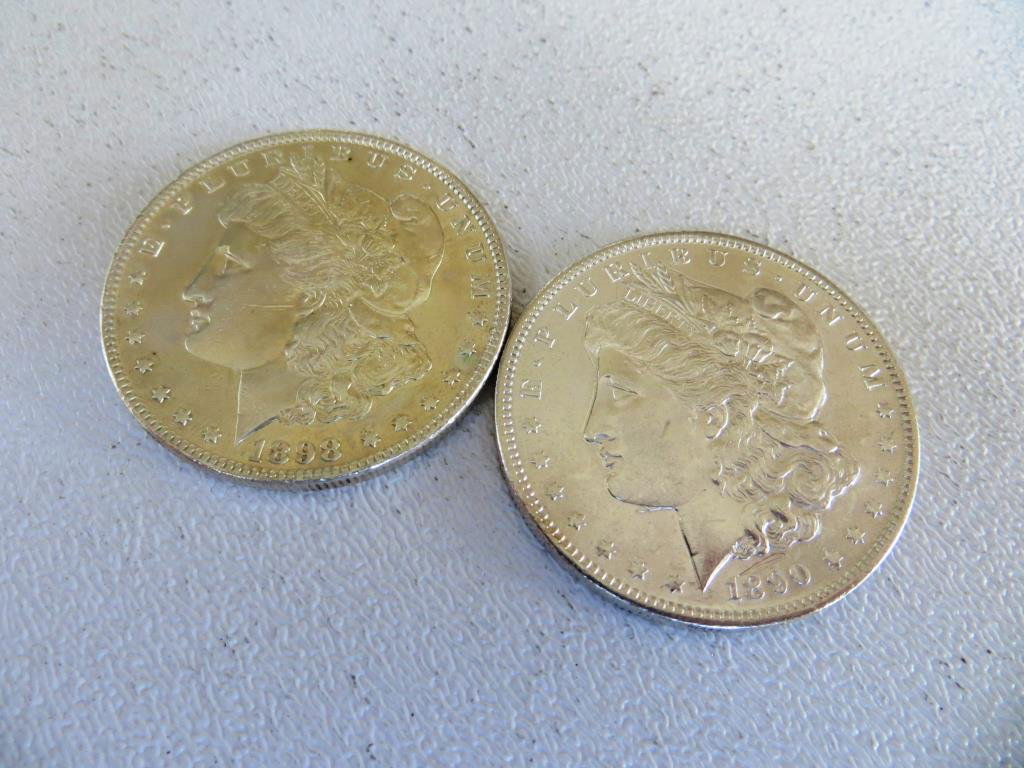 1898 p 1898s High Grade Morgan Dollars: The item shown is the exact item you as the winning bidder will recieve. It is the bidders responsible to determine grade and value. All lots start with very low bid prices and the market value is wha