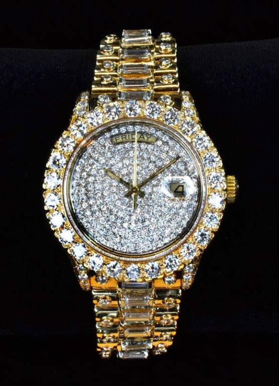  75k Appraisal Diamond Rolex BLING Lot 10E