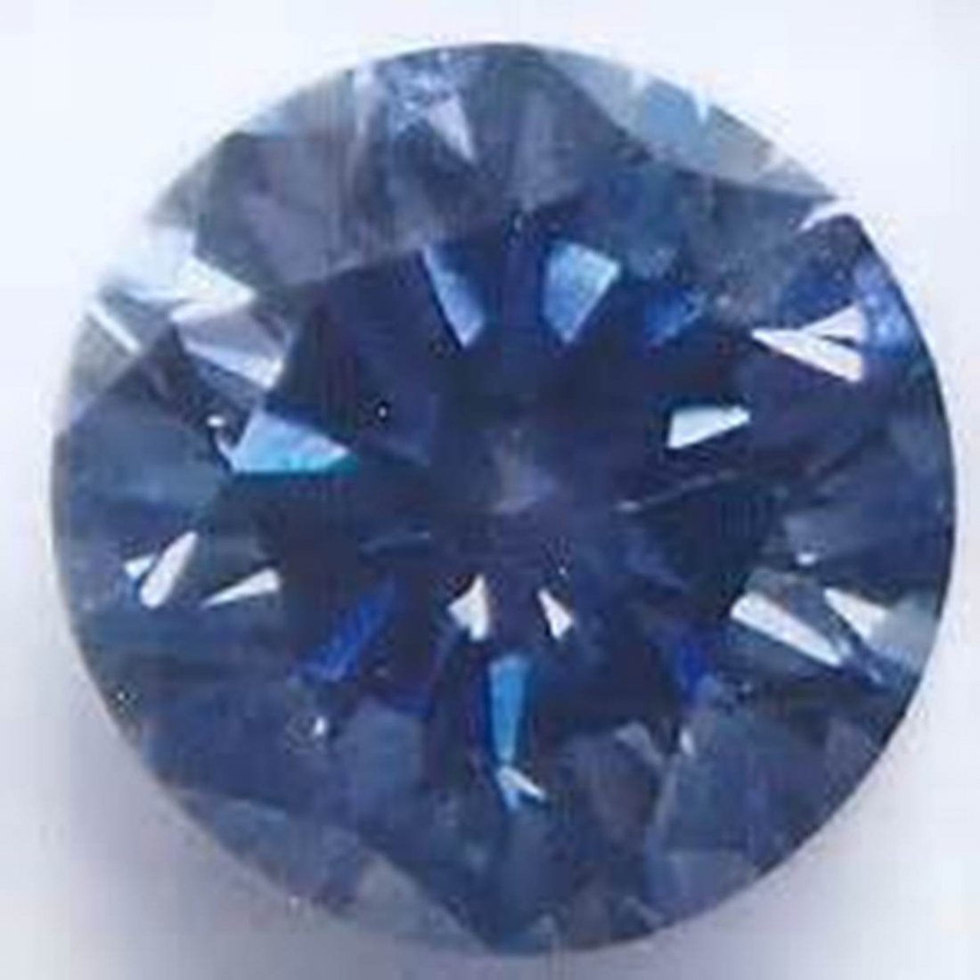 .17 Fancy Blue Diamond Solitaire w/ Cert.: Item is exact item in photo. Bidder is responsible for all values. All sales are final.