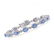 9.10 ct. t.w. Tanzanite Bracelet With Diamonds