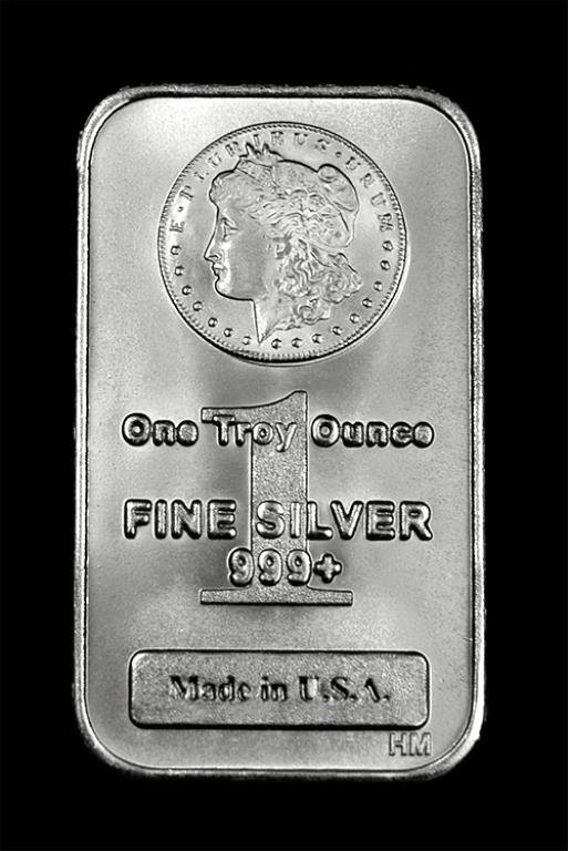 1 oz Morgan Design Silver Bar: The item is the item in the image. Bidder is responsible for all grade and value. All bids are acceptance of all terms. All sales final. No exceptions.