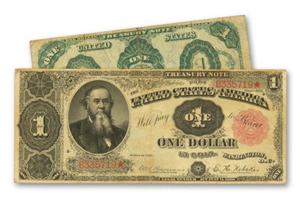 1891 $ 1 Treasury Note ( Stanton) g -vg: Item is from our stock and may be slightly different than the image. The item will be at least as high if not higher grade.