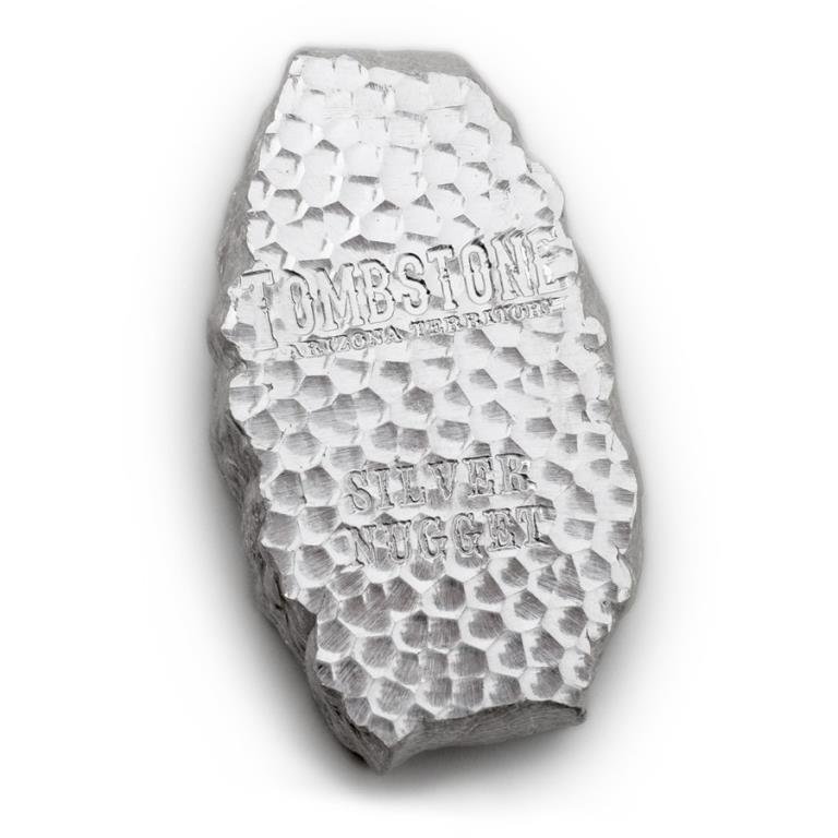 5 Oz. Tombstone Silver Nugget (1 of 1)