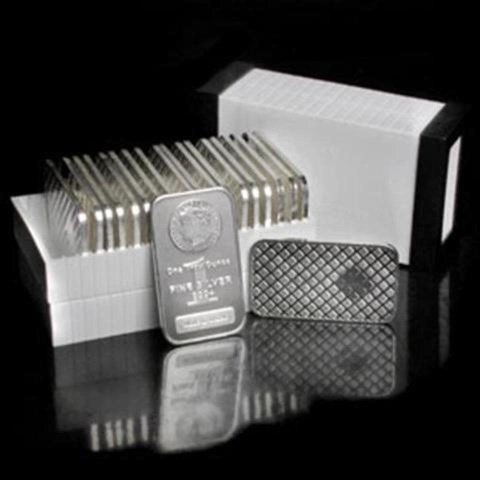Lot of (20) Morgan Design Silver Bars 1 oz. (1 of 1)