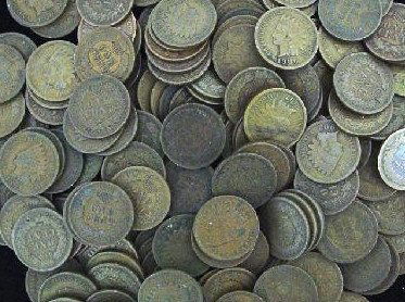 (100) Indian Head Cents - Circulated (1 of 1)