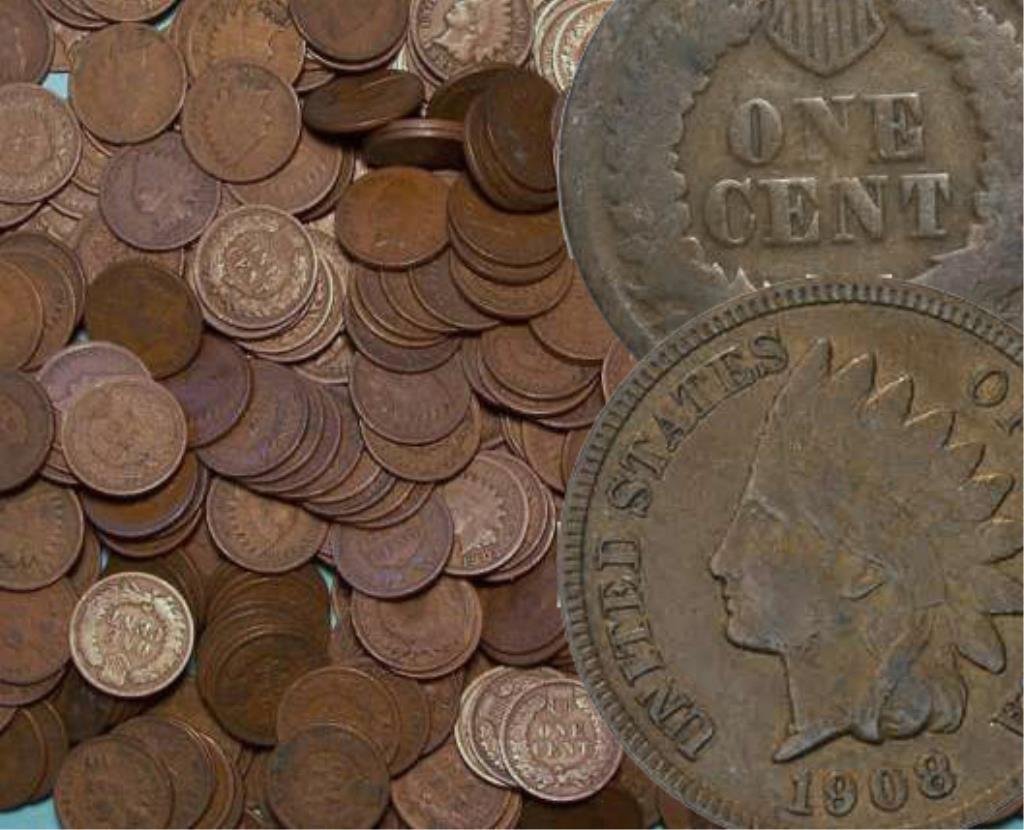 Lot of (100) Indian Head Cents - Goods (1 of 1)