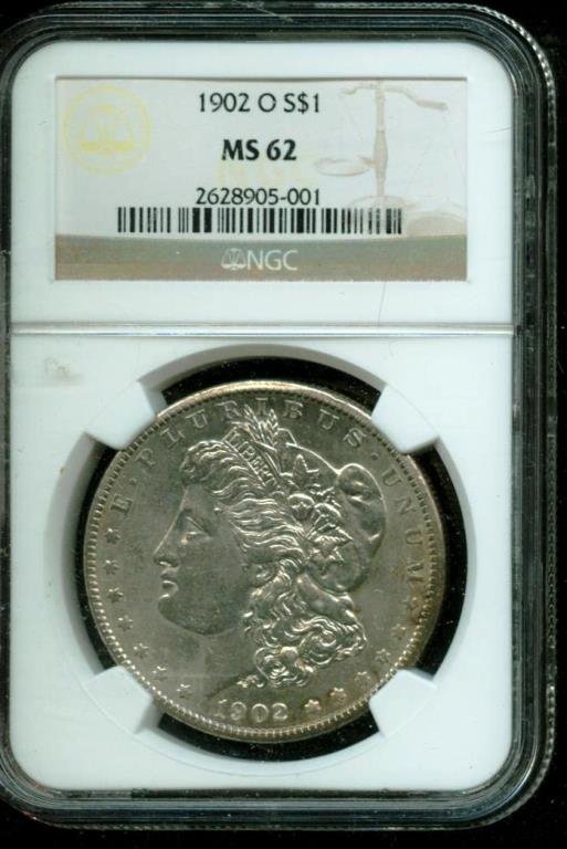 1902 O MS 62 NGC Morgan Silver Dollar (1 of 1)