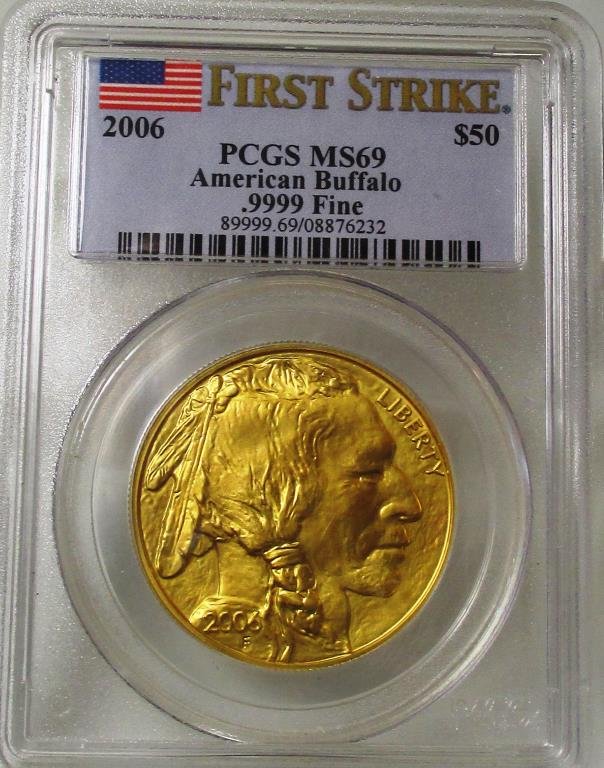 2006 MS 69 $50 Gold Buffalo PCGS (1 of 2)