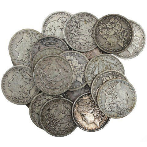 Lot of (20) XF AU Grade Morgan Dollars (1 of 1)