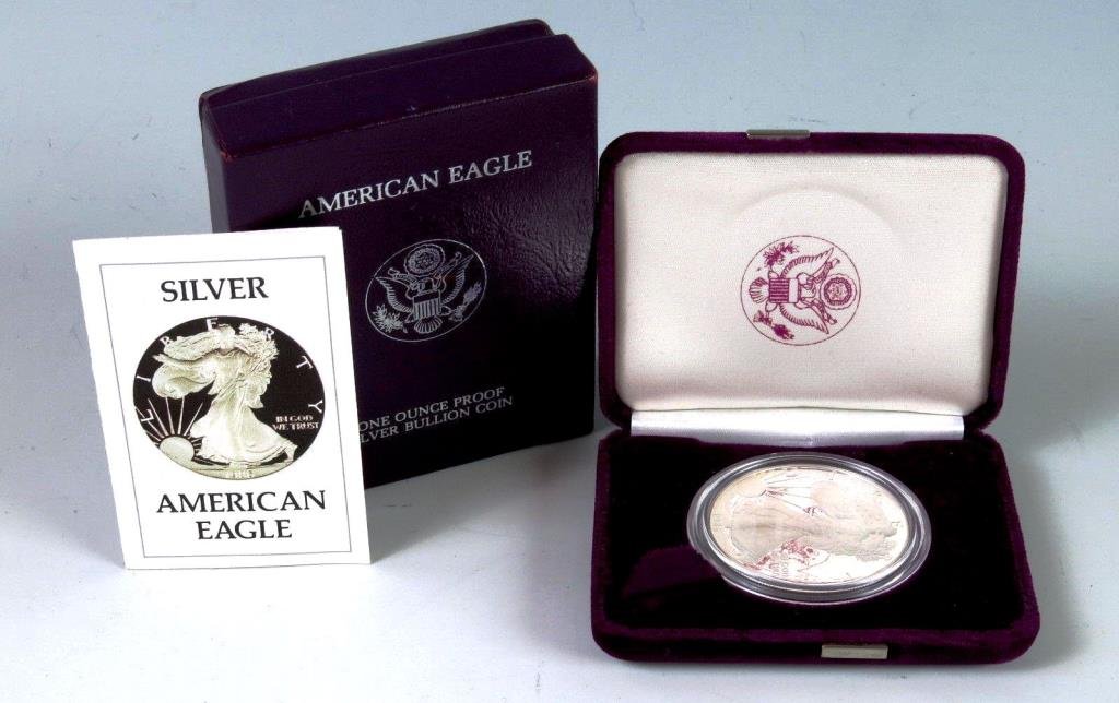 1986 US Silver Eagle Proof 1 st Year Issue (1 of 1)