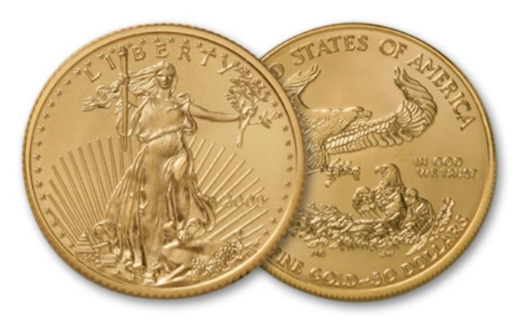 1 oz Gold Eagle Bullion Coin - Random Date (1 of 1)