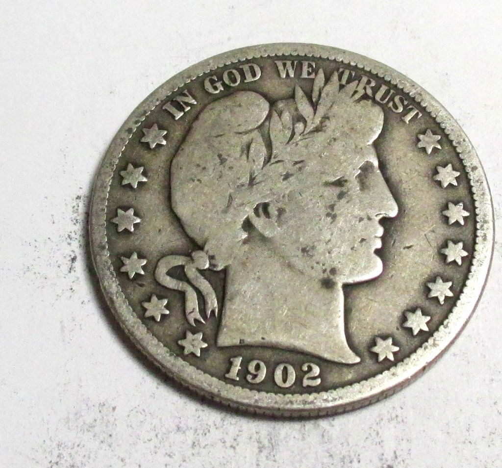1902-O Barber Half Dollar (1 of 2)